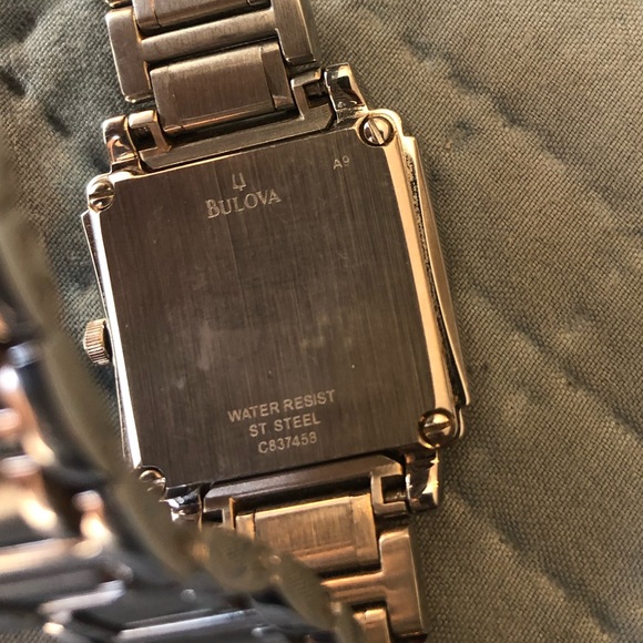 Bulova Stainless Steel Mother of Pearl Watch - Picture 5 of 12